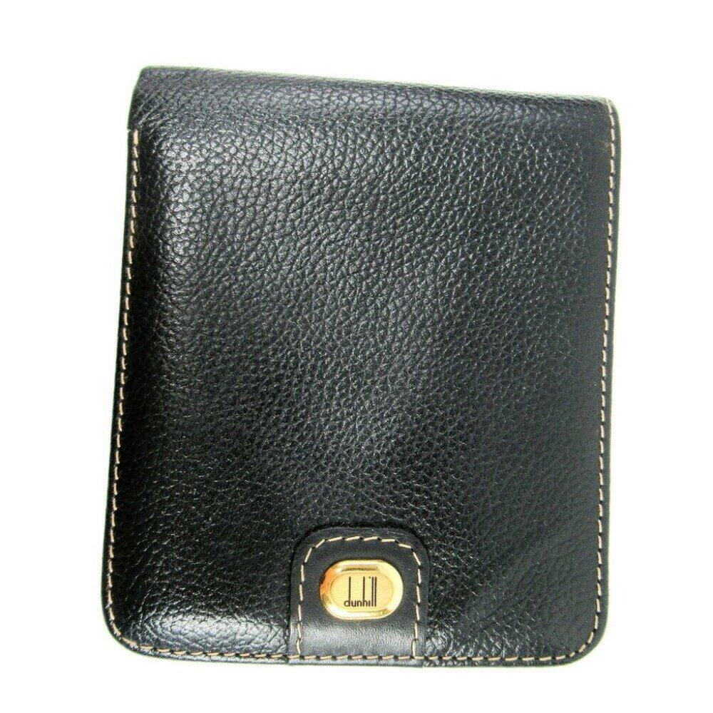 AUTH Dunhill Two-fold Wallet Leather Mens